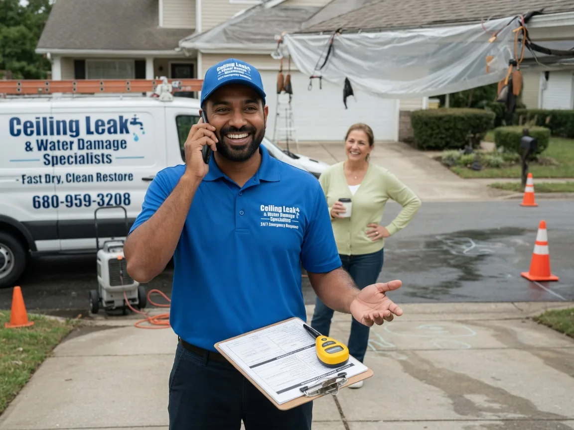 Ceiling Leak Cleanup Leonidas, MI FAQs